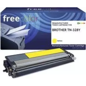 Dažų kasetė FREECOLOR K15453F7 suderinama Brother, geltona, išeiga 6000 puslapių, 1 vnt.