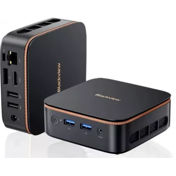 Juodaview MP20 16GB SSD 512 GB Win 11 Pro - Mini kompiuteris, juodas