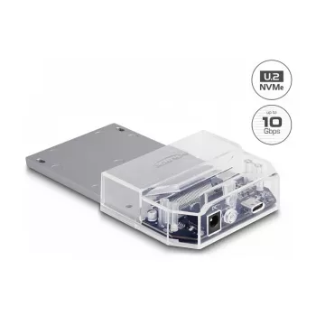 DeLOCK USB-C prijungimo stotelė 1 x U.2 SSD, juoda