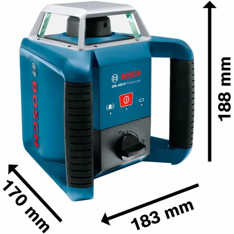Bosch GRL 400 H Professional rotacinis nivelis 400 m 635 nm (< 1 mW)
