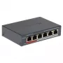 Tinklo komutatorius Hikvision DS-3E0106P-E/M(B) — 6 prievadų PoE Ethernet komutatorius