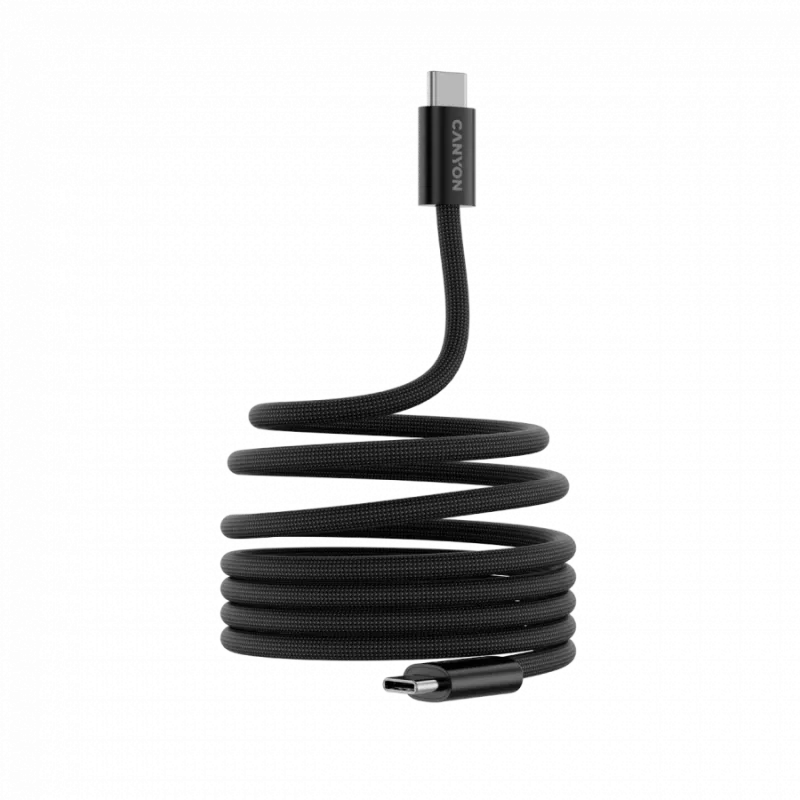 CANYON laidas OnWire 60MG C-C 60W magnetinis pintas 1m juodas