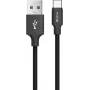 USB Micro laidas Devia Pheez serija 5V 2.4A 1m raudonas