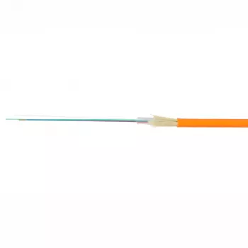 Optinis mikrokabelis FIBERHOME 2,5 mm 4FO G.657A1 PE oranžinis ant 4 km būgno