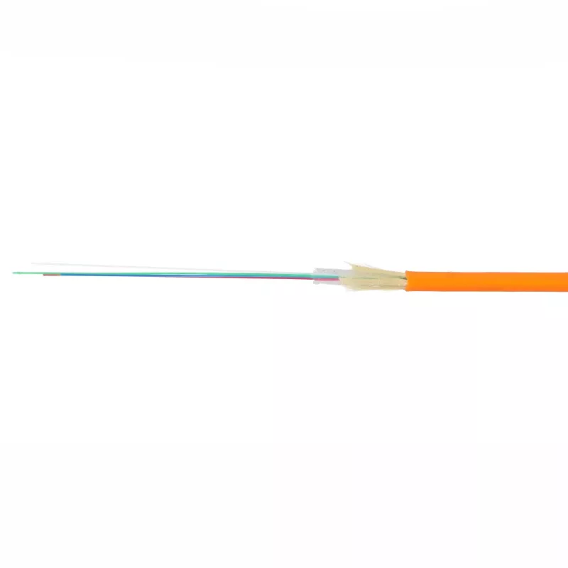 Optinis mikrokabelis FIBERHOME 2,5 mm 4FO G.657A1 PE oranžinis ant 4 km būgno