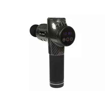 Rankinis perkusinis masažo pistoletas BLOW Wave 4000 modelis 44-340# — 32 intensyvumo lygiai, 2200 mAh baterija, USB-C