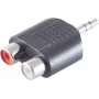 3,5 mm į 2 x RCA stereojungties adapteris ShiverPeaks 57090