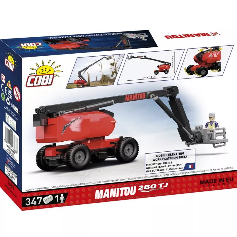 Statybiniai blokeliai COBI Manitou 280 TJ 347 dalys vaikams nuo 6 metų