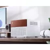 Mikro tornio kompiuterio korpusas Jonsbo N4 WHITE Mini-ITX su grūdintu stiklu
