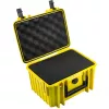 B&W Cases type 2000 geltonas polipropileno dėklas, atsparus dulkėms, smūgiams ir purslams