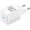 Vention mobilusis įkroviklis FEPW0-EU — 20W USB-C kintamosios srovės vidaus įkroviklis išmaniesiems telefonams, planšetėms, išmaniesiems laikrodžiams, ausinėms, balta