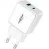 ANSMANN HC218PD - maitinimo blokas - 18 vatų - 3000 mA - PD, QC 3.0 - 2 išvesties prievadai (USB, USB-C) - balta (1001-0111)