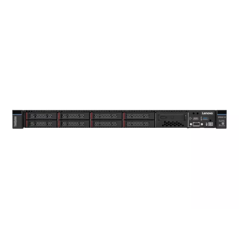 Lenovo ThinkSystem SR630 V3 serveris Rack (1U) Intel Xeon Sidabrinė 4509Y 2,6 GHz 32 GB DDR5-SDRAM 1100 W