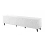 TV spintelė cama meble ASTI 200×42×52 cm balta matinė