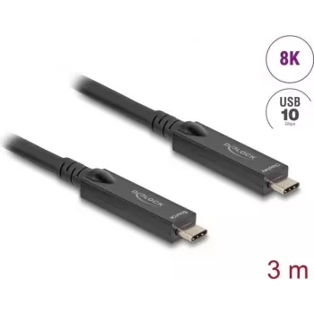 DeLOCK USB kabelis USB 3.2 Gen 2 3m USB C juodas 84246