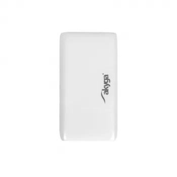 Akyga AK-CH-32 plonas GaN USB-C įkroviklis 65 W, 2 x USB-C PD, baltas