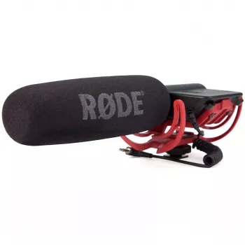 RØDE VideoMic Rycote Juoda skaitmeninio fotoaparato mikrofonas