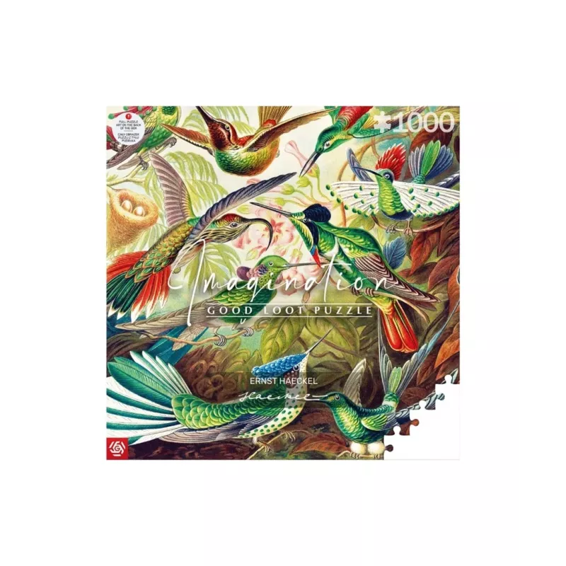 Imagination dėlionė Ernst Haeckel Kolibriai 1000 dalių