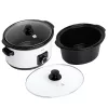 Adler AD 6413r Lėto virimo puodas, 5,8 l, baltas Adler