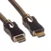 Roline - komutacinis kabelis - RJ-45 (V) į RJ-45 (V) - 30 m - STP - CAT 5e - Šviesiai pilkas