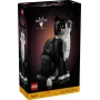 LEGO set Ideas 21349 Tuxedo Cat statybų rinkinys — kolekcinis plytų modelis, vitrininis kūrinys