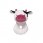 Minkštas spalvingas karvės barškutis TULILO 9497, 18 cm, kūdikių vystymosi žaislas