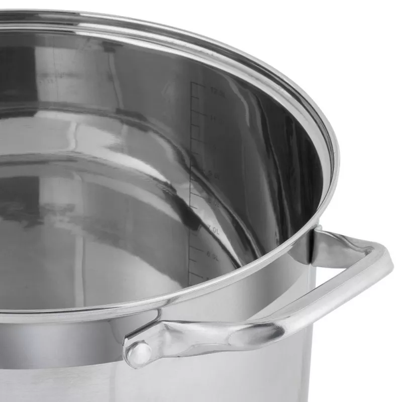 Resto Kitchenware Libra 13 L Apvalus Nerūdijančio Plieno Puodas 22 cm