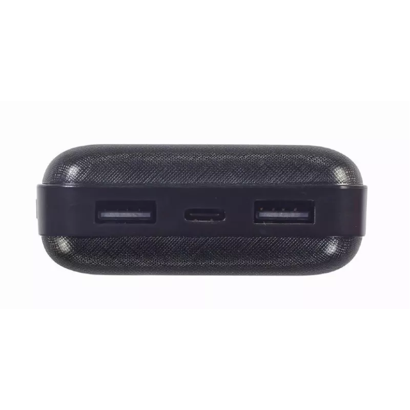 Gembird PB20-02 nešiojamas įkroviklis (power bank) Ličio polimeras (LiPo) 20000 mAh Juodas
