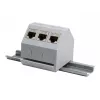 Logilink | DIN bėgio adapteris 1x RJ45 „Keystone“ moduliui | MP0053