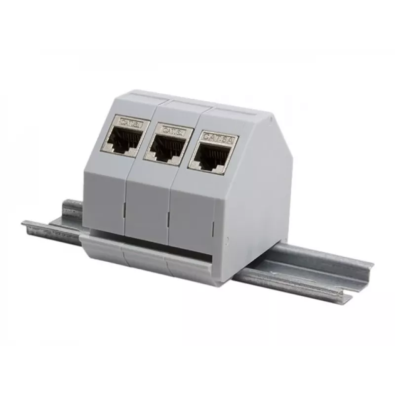 Logilink | DIN bėgio adapteris 1x RJ45 „Keystone“ moduliui | MP0053