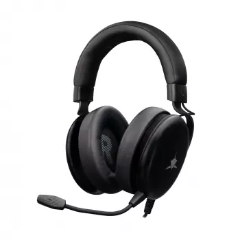 Žaidimų ausinės White Shark GH-2540 Elephant Juoda su RGB apšvietimu ir nuimamu mikrofonu