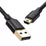 USB laidas UGREEN US132 Mini-USB 1 m — juodas, 480 Mbit/s, greitas įkrovimas