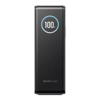 Išorinė baterija EcoFlow RAPID EF-RAPID25K140W-B-EU 25000 mAh, 3 prievadai (2×USB-C, 1×USB-A), juoda