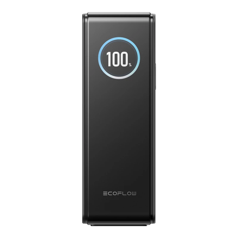 Išorinė baterija EcoFlow RAPID EF-RAPID25K140W-B-EU 25000 mAh, 3 prievadai (2×USB-C, 1×USB-A), juoda