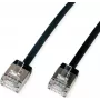 ROLINE U/FTP komutacinis kabelis Cat.6A Ultra- kurzer RJ45 juodas 2m - Tinklas - CAT 6a (21.15.4562)