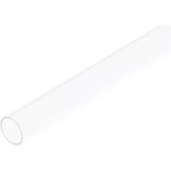 HardTube 12/10mm akrilo (PMMA) skaidrus 60cm, vamzdelis permatomas, 4 vnt. rinkinys