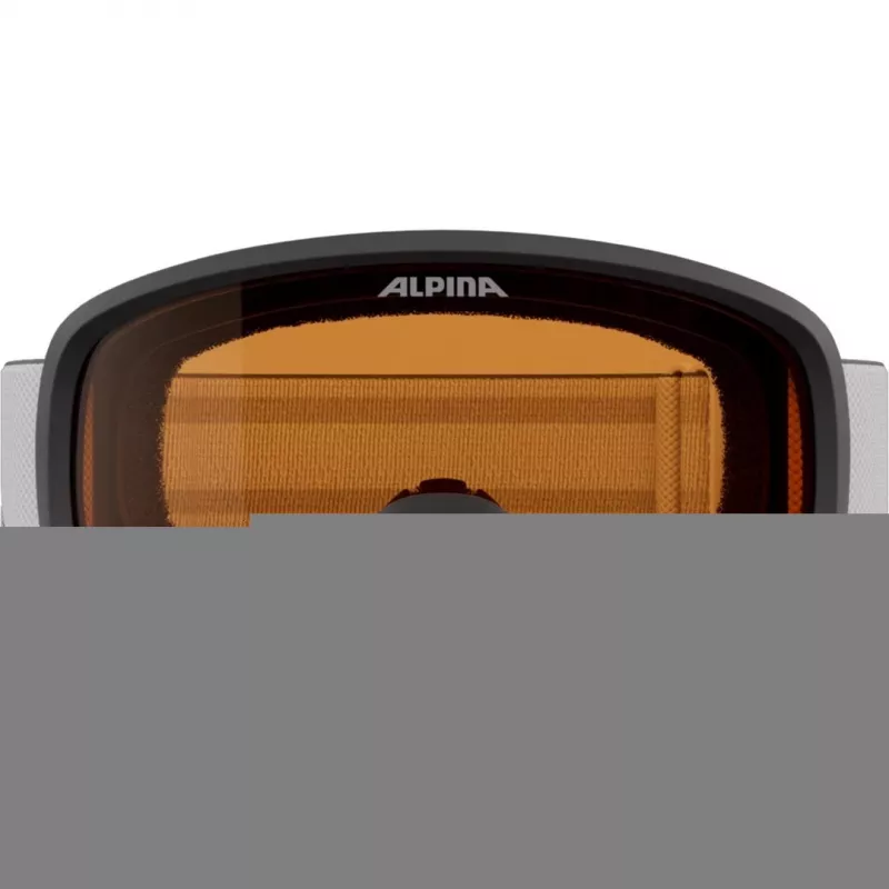 Alpina Piney 2.0 slidinėjimo akiniai vaikams, balti matiniai