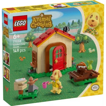 Konstruktorius LEGO Animal Crossing Jaukus namelis 77058, 149 dalys, 1 minifigūrėlė, dydis 120×90×70 mm