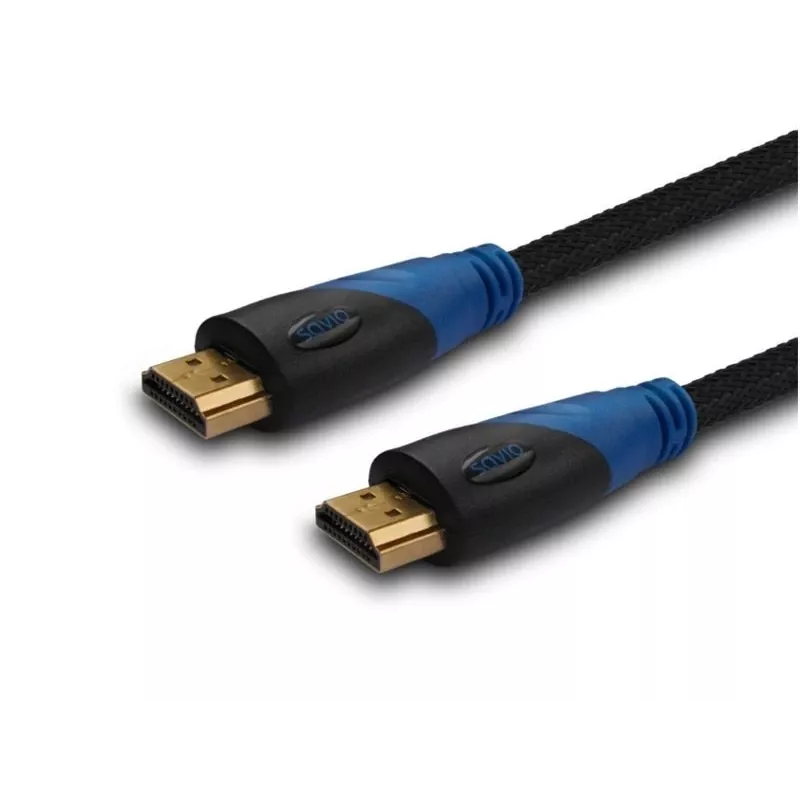 Savio CL-49 HDMI kabelis 5 m HDMI Type A (Standartinis) Juoda,Mėlyna