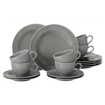 Porcelianinis kavos servizas SELECT Beat Color Glaze 6 asmenims, baltas
