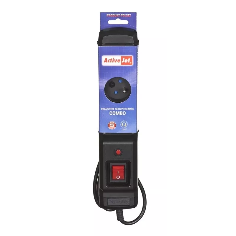 Activejet COMBO-IEC-3G/1.5M maitinimo juosta su laidu