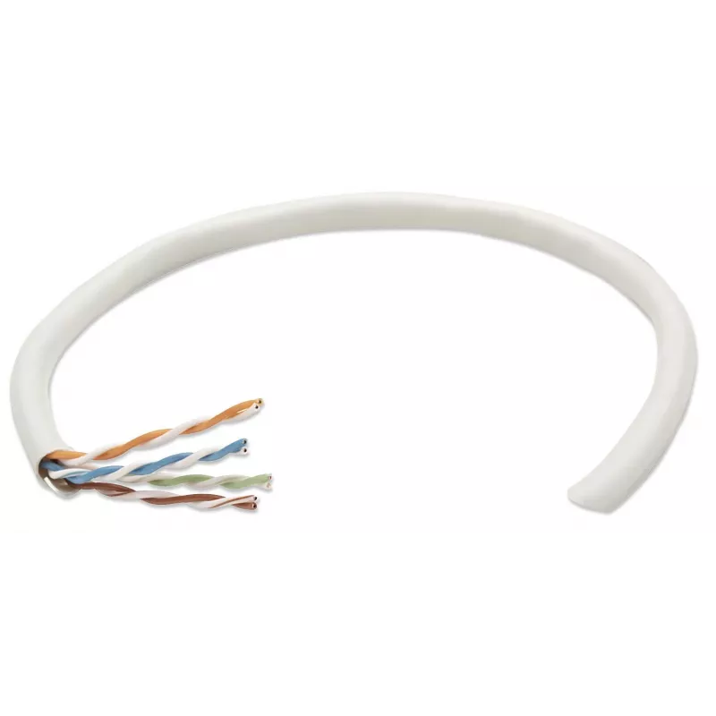 Intellinet tinklo birios Cat5e kabelis, 24 AWG, monolitinis laidas, 305 m, pilkas, CCA, U/UTP, dėžėje