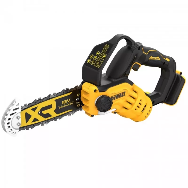 Hedge trimmer DeWALT DCMPS520N-XJ, 20 cm bar, 8.5 m/s chain speed, 18 V Li‑Ion, 0.55 L oil tank, 2.1 kg