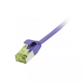 komutacinis kabelis RJ45, CAT6A 500Mhz, 1,5m, alyvinis, U/FTP, plonas apvalus d=3,8mm, TPE/LSZH (Superflex), AWG32, su Cat.7 neapdorotu kabeliu, Synergy 21 (S217394V3)
