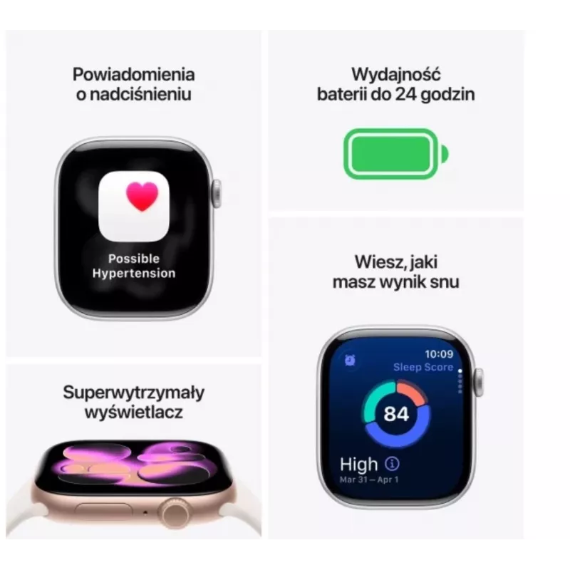 Išmanusis laikrodis Apple Watch Series 11 GPS + Cellular 46mm titano korpusas pilka juosta