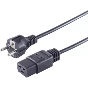 Maitinimo laidas juodas 3 m S/CONN 60015-S