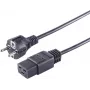 Maitinimo laidas juodas 3 m S/CONN 60015-S