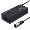 Įkroviklis elektriniam dviračiui 36V 42V 2A 3P XLR 18mm
