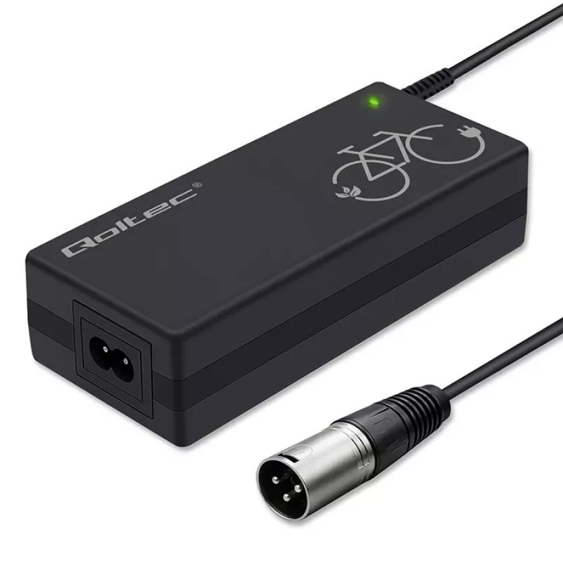 Įkroviklis elektriniam dviračiui 36V 42V 2A 3P XLR 18mm