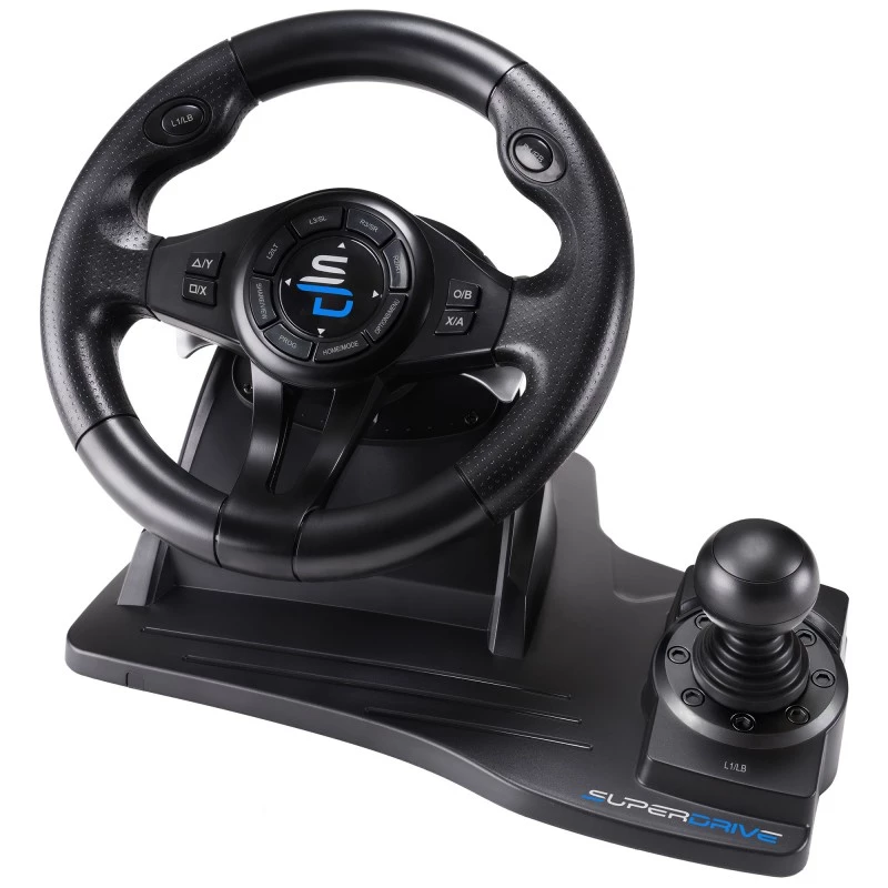 Subsonic SA5596-NG žaidimų valdiklis juodas USB vairas pedalai 270°